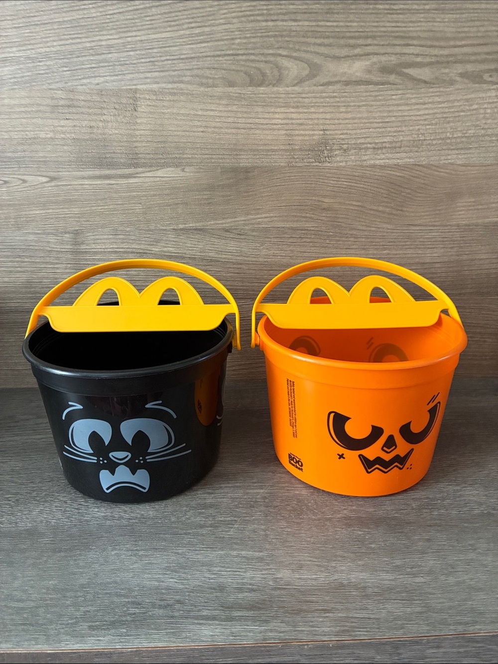 McDonald’s 2025 Happy Meal Halloween Boo Bucket set of 2